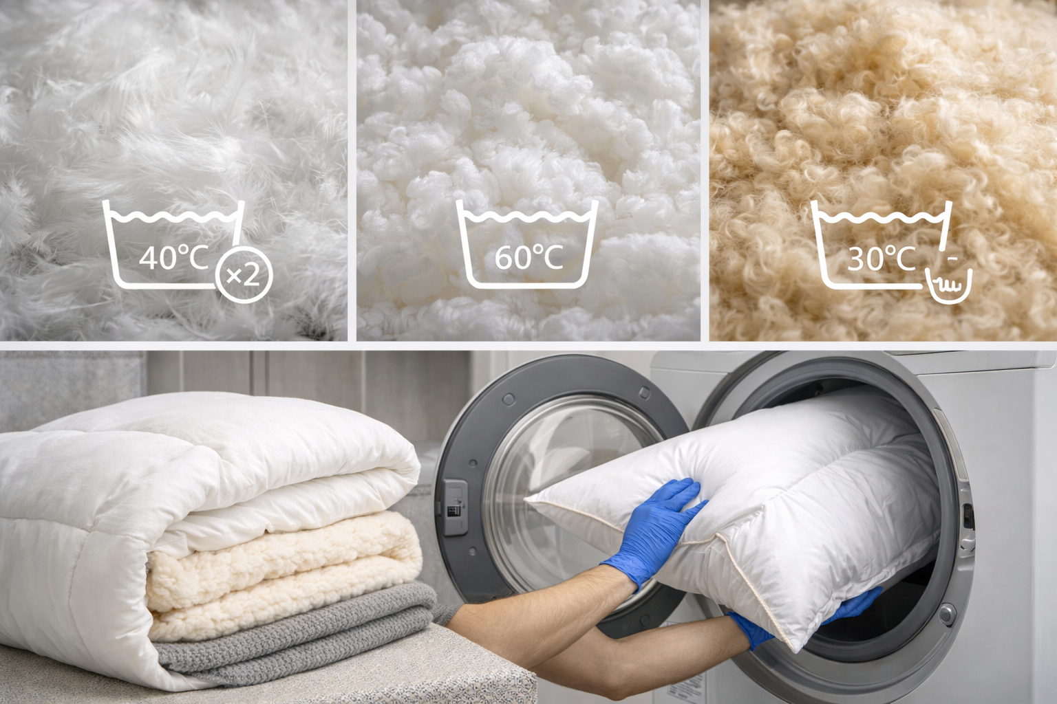 Одеяла, подушки, покрывала: как часто стирать и какой наполнитель капризнее